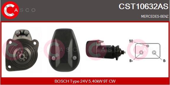 Casco CST10632AS - Стартер autospares.lv