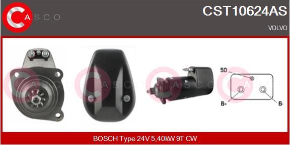 Casco CST10624AS - Стартер autospares.lv