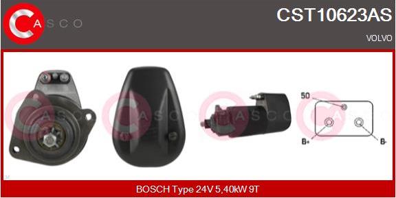 Casco CST10623AS - Стартер autospares.lv