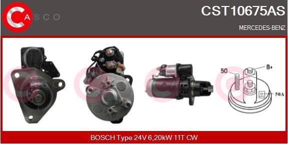 Casco CST10675AS - Стартер autospares.lv