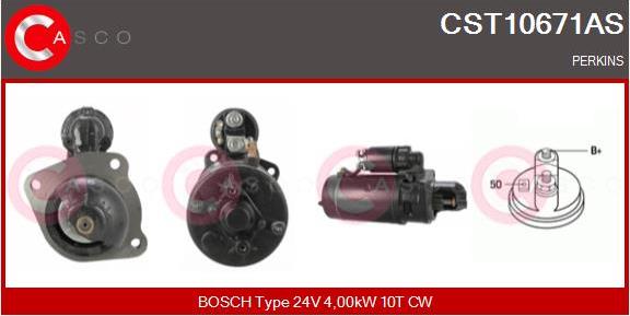 Casco CST10671AS - Стартер autospares.lv