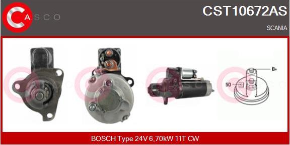 Casco CST10672AS - Стартер autospares.lv