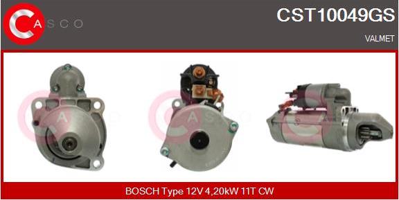 Casco CST10049GS - Стартер autospares.lv