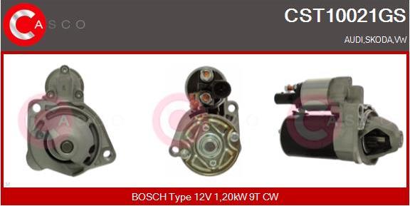 Casco CST10021GS - Стартер autospares.lv