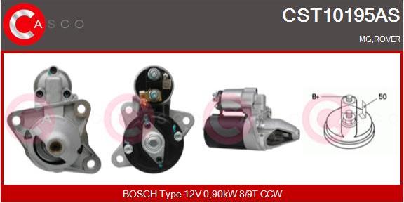 Casco CST10195AS - Стартер autospares.lv