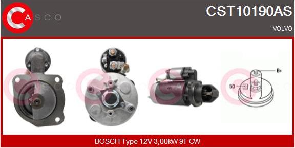 Casco CST10190AS - Стартер autospares.lv