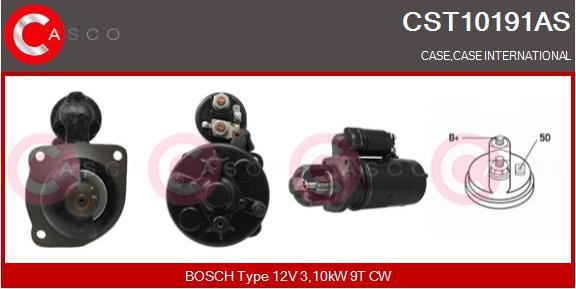 Casco CST10191AS - Стартер autospares.lv