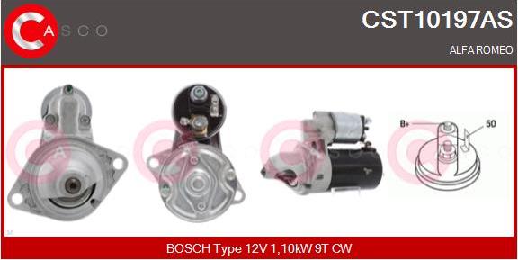 Casco CST10197AS - Стартер autospares.lv