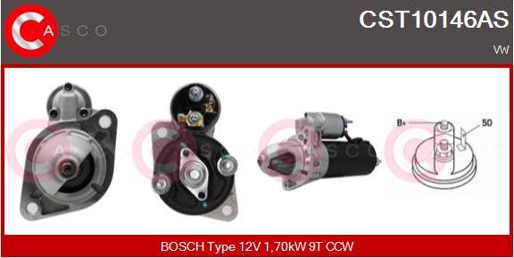 Casco CST10146AS - Стартер autospares.lv