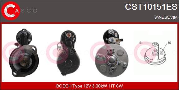 Casco CST10151ES - Стартер autospares.lv