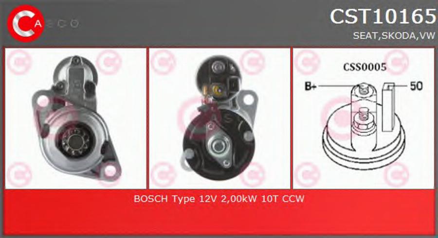 Casco CST10165 - Стартер autospares.lv