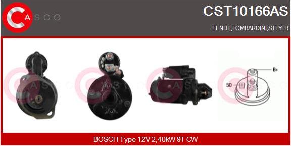 Casco CST10166AS - Стартер autospares.lv