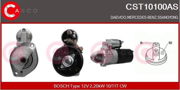 Casco CST10100AS - Стартер autospares.lv