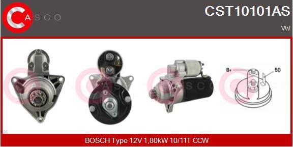 Casco CST10101AS - Стартер autospares.lv