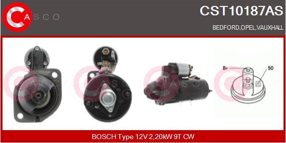 Casco CST10187AS - Стартер autospares.lv