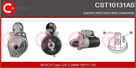 Casco CST10131AS - Стартер autospares.lv