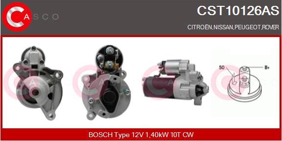 Casco CST10126AS - Стартер autospares.lv