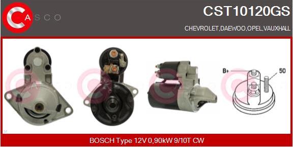 Casco CST10120GS - Стартер autospares.lv