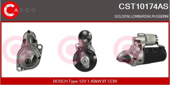 Casco CST10174AS - Стартер autospares.lv