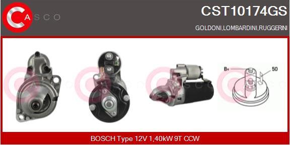 Casco CST10174GS - Стартер autospares.lv