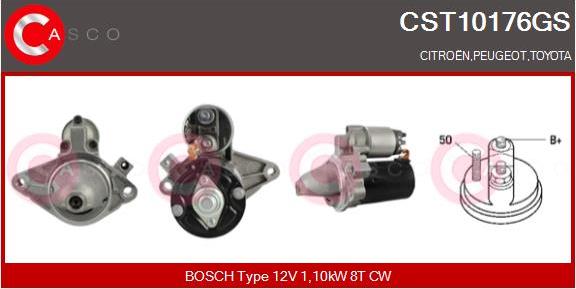 Casco CST10176GS - Стартер autospares.lv