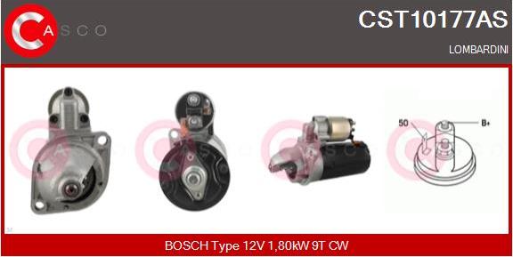 Casco CST10177AS - Стартер autospares.lv