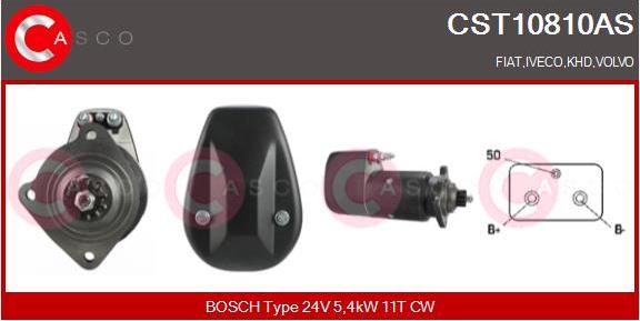 Casco CST10810AS - Стартер autospares.lv