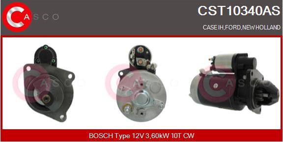 Casco CST10340AS - Стартер autospares.lv