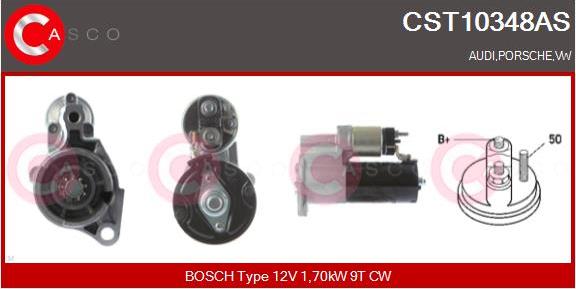 Casco CST10348AS - Стартер autospares.lv