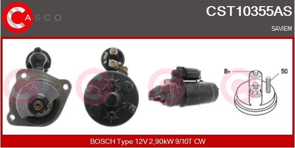 Casco CST10355AS - Стартер autospares.lv