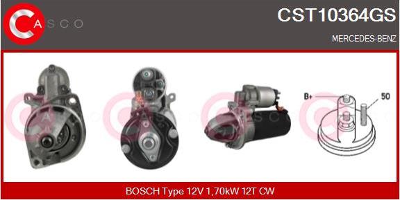 Casco CST10364GS - Стартер autospares.lv