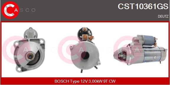 Casco CST10361GS - Стартер autospares.lv