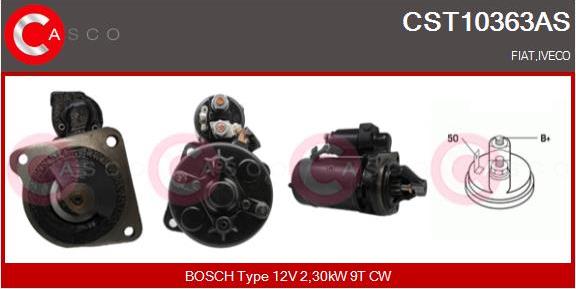 Casco CST10363AS - Стартер autospares.lv