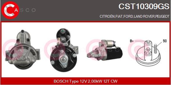 Casco CST10309GS - Стартер autospares.lv