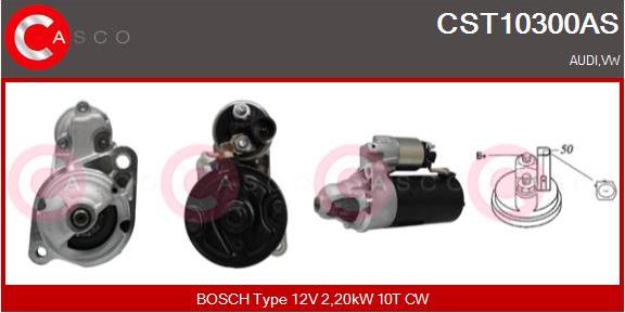 Casco CST10300AS - Стартер autospares.lv