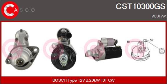 Casco CST10300GS - Стартер autospares.lv