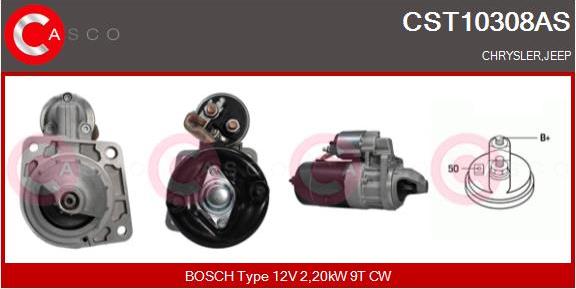 Casco CST10308AS - Стартер autospares.lv