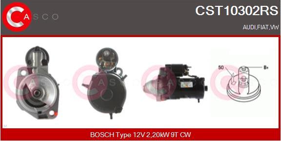 Casco CST10302RS - Стартер autospares.lv