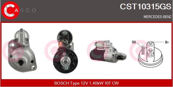 Casco CST10315GS - Стартер autospares.lv