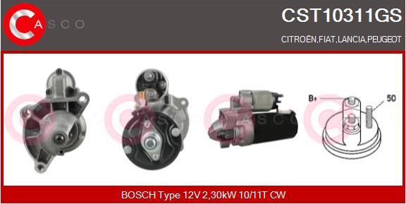 Casco CST10311GS - Стартер autospares.lv