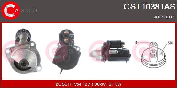 Casco CST10381AS - Стартер autospares.lv