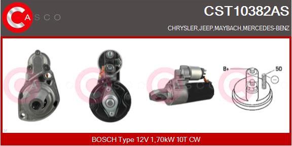 Casco CST10382AS - Стартер autospares.lv