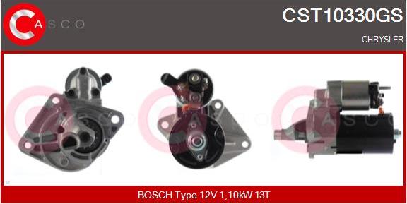 Casco CST10330GS - Стартер autospares.lv