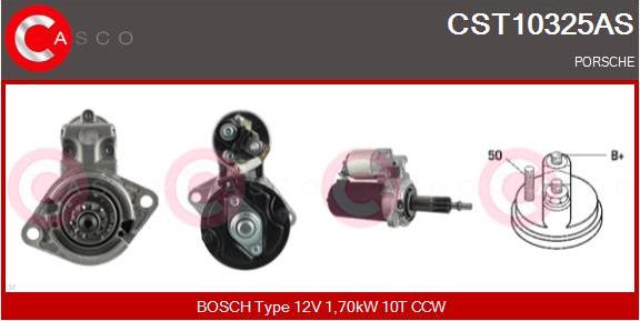 Casco CST10325AS - Стартер autospares.lv