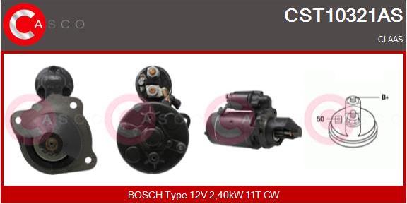 Casco CST10321AS - Стартер autospares.lv