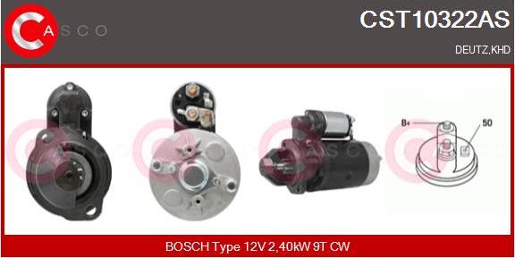 Casco CST10322AS - Стартер autospares.lv