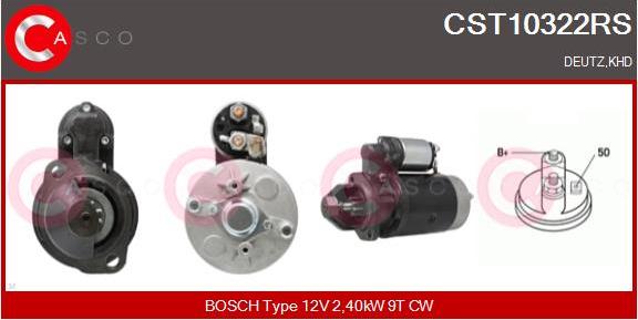 Casco CST10322RS - Стартер autospares.lv