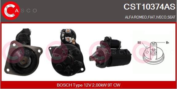 Casco CST10374AS - Стартер autospares.lv