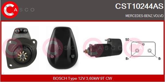 Casco CST10244AS - Стартер autospares.lv