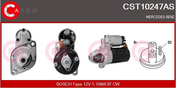 Casco CST10247AS - Стартер autospares.lv